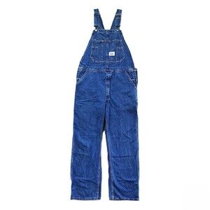Vintage 70’s Round House Denim Carpenter Overalls Made In USA
